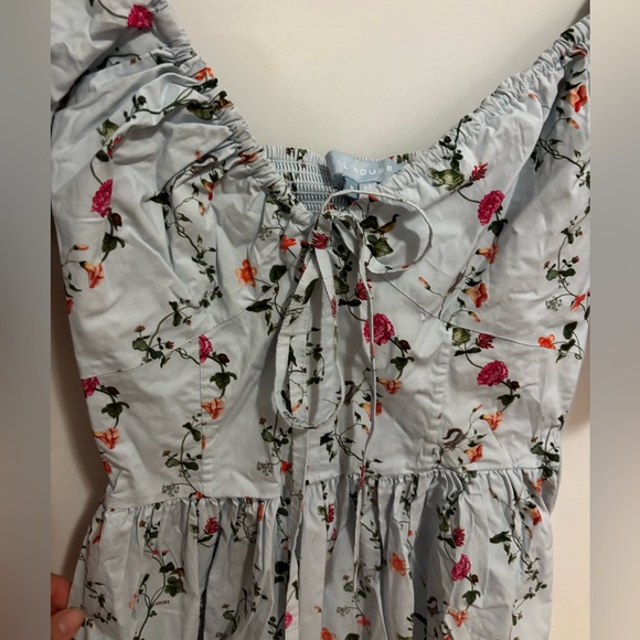 Hill House Ophelia Blue Floral Dress - Picture 4 of 6